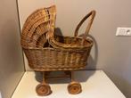 Vintage Speelgoed Kinderwagen - Rotan, Kinderen en Baby's, Speelgoed | Poppen, Ophalen, Gebruikt, Overige typen