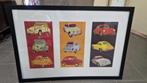 rod neer citroen 2cv fiat 500 porsche 356, 50 tot 75 cm, Ophalen of Verzenden, 75 tot 100 cm, Print