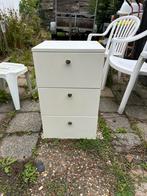 Wit ladekastje met 3 lades – 66,5 x 40 x 39 cm, Minder dan 50 cm, Gebruikt, Ophalen of Verzenden, Minder dan 100 cm
