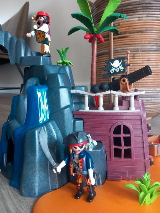 Playmobil 6679 Piratenhol- Pirates, Kinderen en Baby's, Speelgoed | Playmobil, Zo goed als nieuw, Complete set, Ophalen