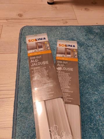 Witte jaloezieën 25mm - 60cm breed bij 240cm hoog (Soluna) beschikbaar voor biedingen