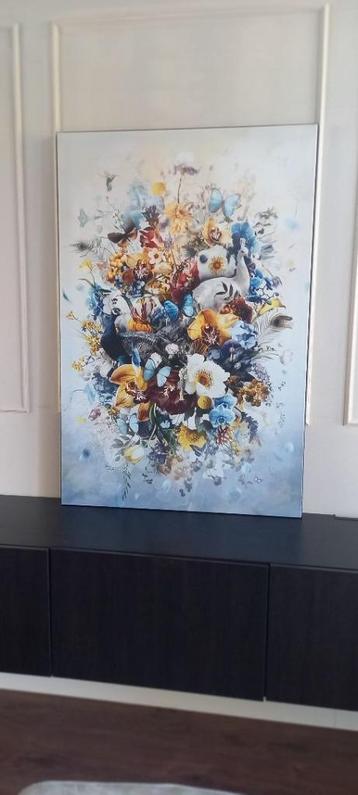 Art Frame Flourish  80x120 cm Verwisselbaar textieldoek beschikbaar voor biedingen