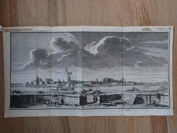 24 / Stad Sluis in Zeeland Gravure Isaac Tirion uit 1740 beschikbaar voor biedingen
