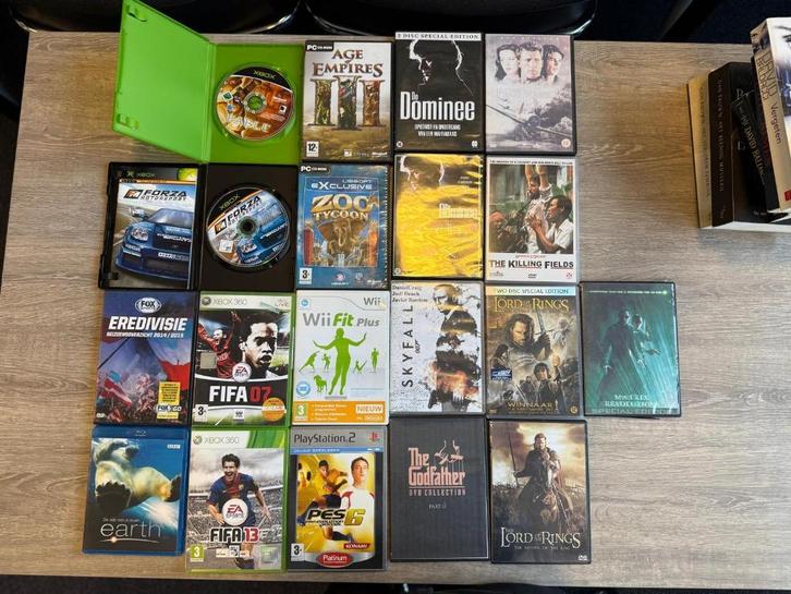 20x Assortiment Movies & Games (Pc Xbox PS), Cd's en Dvd's, Dvd's | Overige Dvd's, Zo goed als nieuw, Vanaf 12 jaar, Ophalen of Verzenden