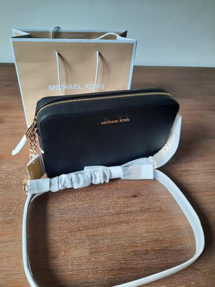 Michael kors handtas crossbody, Sieraden, Tassen en Uiterlijk, Tassen | Damestassen, Nieuw, Handtas, Zwart, Ophalen of Verzenden