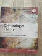 Criminological Theory, Ophalen of Verzenden, Zo goed als nieuw, Frank p. williams III, Marilyn d. mcshane, Sociale wetenschap