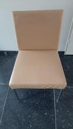 4 eetkamer stoelen leer, Ophalen, Gebruikt, Overige kleuren, Leer