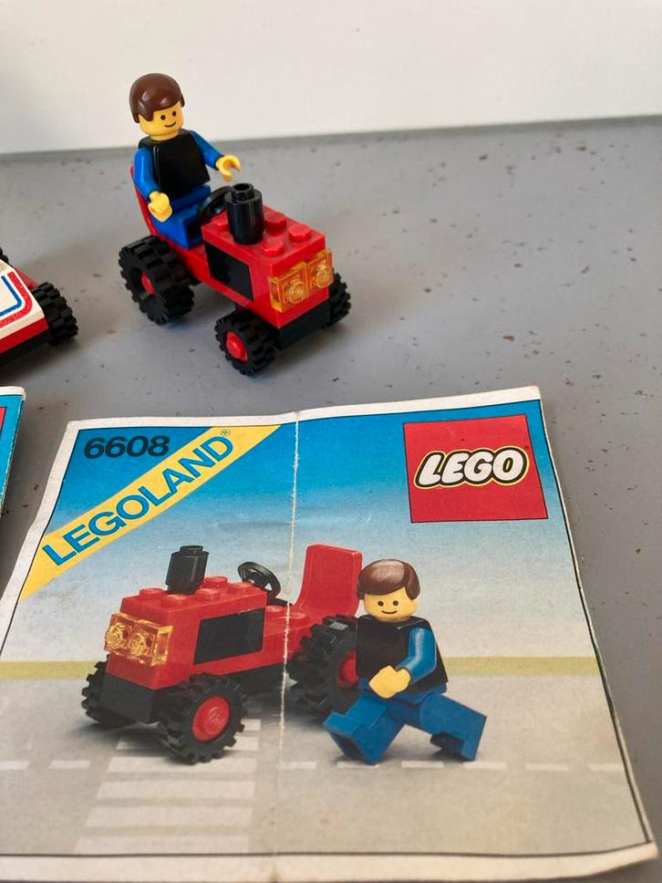 Lego Legoland 6607, 6608, 6609 - Vintage Sets!, Kinderen en Baby's, Speelgoed | Duplo en Lego, Gebruikt, Lego, Complete set, Ophalen of Verzenden