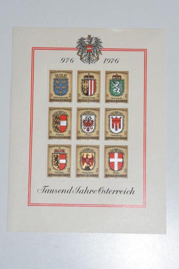 1000 jaar Oostenrijk postzegels 1976 Österreich beschikbaar voor biedingen