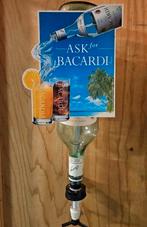 Bacardi 3 Liter fles met dispenser en retro muurbeugel, Ophalen of Verzenden, Gebruikt, Gebruiksvoorwerp