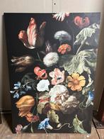 Canvas schilderij bloemen, Ophalen, Gebruikt, Print