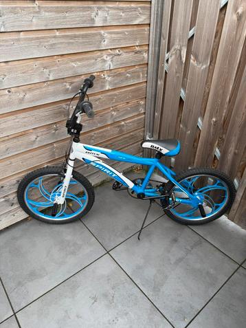 BMX Spirit Crossfiets Stuntfiets Wit/Blauw 20” (Zgan) beschikbaar voor biedingen