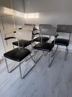 Ahrend de Cirkel buisframe stoelen, Huis en Inrichting, Ophalen, Gebruikt, Zwart, Gispen