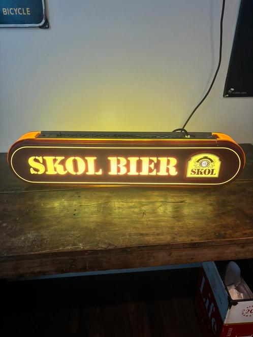 Lichtbak bier, Verzamelen, Biermerken, Zo goed als nieuw, Reclamebord, Plaat of Schild, Overige merken, Ophalen of Verzenden