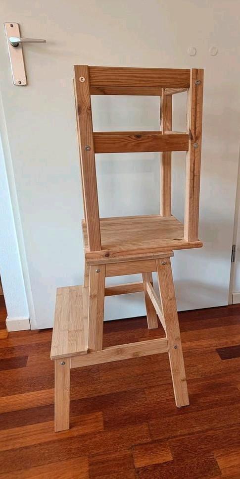 Ikea Hack: Leer Toren / Keukenhulp, Kinderen en Baby's, Kinderstoelen, Zo goed als nieuw, Meegroeistoel, Ophalen