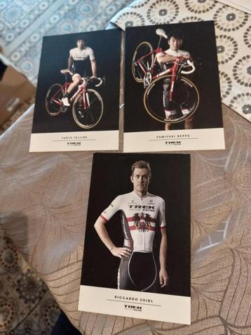 3 Wielerkaarten : Trek Factory Racing beschikbaar voor biedingen