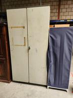 (*0023) Metalen archiefkast van 100x40x195 cm BxDxH., Ophalen, ., Meerdere deuren, 50 tot 100 cm
