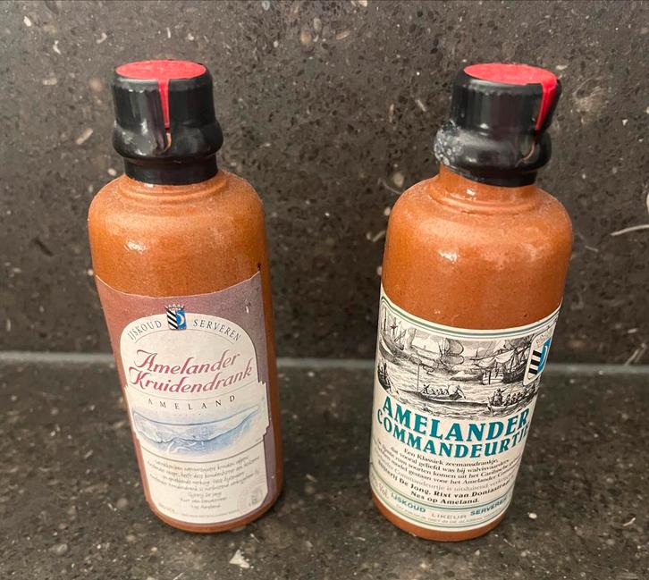Amelander Kruidendrank & Commandeurtje, Verzamelen, Overige Verzamelen, Gebruikt, Ophalen of Verzenden
