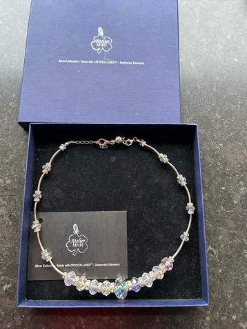 Atelier MHH ketting met glinsterende Swaroski kralen beschikbaar voor biedingen
