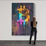 Bitcoin Logo XXL Schilderij - Dine Chanima, Ophalen of Verzenden