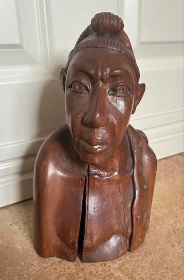 Beelden ~ hout ~ handgemaakt ~ Afrika  beschikbaar voor biedingen