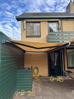 Elektrisch zonnescherm in gesloten cassette, 420 breed, Tuin en Terras, Ophalen, Gebruikt, Elektrisch, 150 tot 300 cm