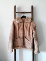 Shearling schapenvacht jas S 36, Ophalen of Verzenden, Zo goed als nieuw, Maat 36 (S), Blauw