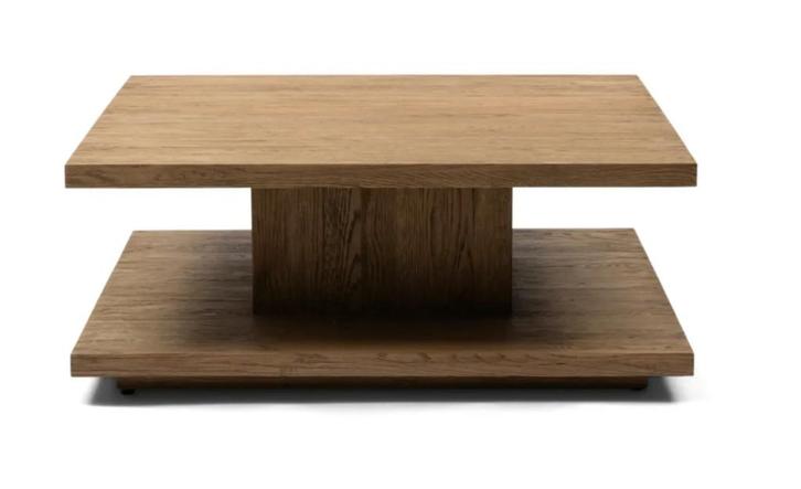 Nieuw Rivièra Maison Vermont - eikenhout salon tafel 90 cm, Huis en Inrichting, Tafels | Salontafels, Nieuw, Minder dan 50 cm