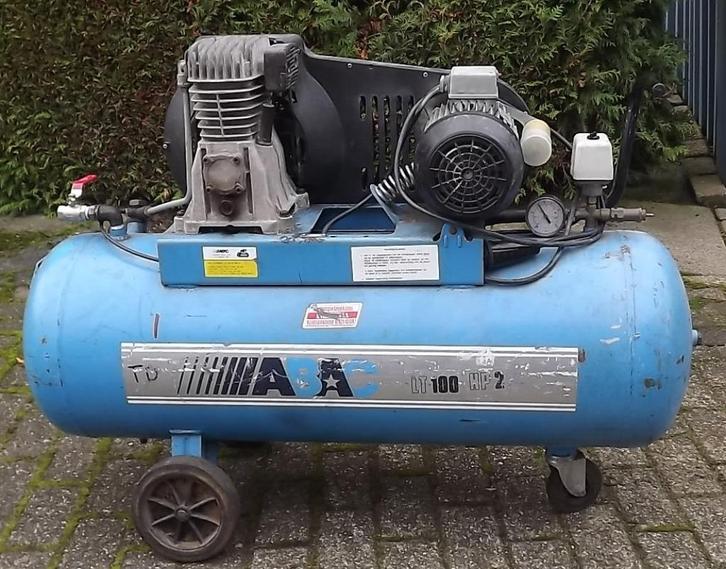 Compressor, Abac compressor., Doe-het-zelf en Verbouw, Compressors, Zo goed als nieuw, 6 tot 10 bar, 100 liter of meer, 200 tot 400 liter/min