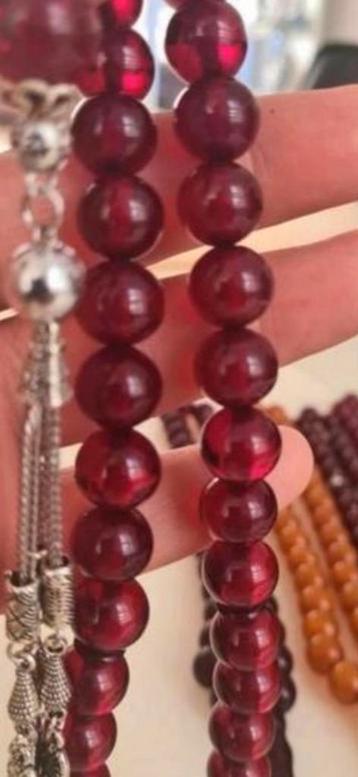 💫💫💫Rode Gebedsketting met lijkt Zilveren Details💫💫💫 beschikbaar voor biedingen