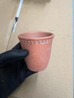 Terracotta planten potje 6,5cm, Tuin en Terras, Bloempotten, Ophalen of Verzenden, Rond, Minder dan 25 cm, Minder dan 40 cm