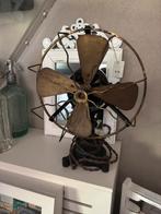 Retro tafel ventilator, zwart met koperkleurig, Verzamelen, Retro, Ophalen, Overige typen