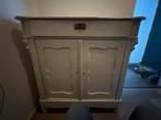 Mooie witte oude kast, Antiek en Kunst, Antiek | Meubels | Kasten, Ophalen of Verzenden