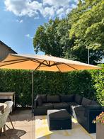SEGLARÖ Parasol, vrijhangend, beige/kantelbaar, 330x240 cm, Ophalen, Zo goed als nieuw, Kantelbaar