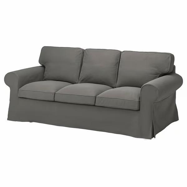 Ikea 3 zits Ektorp, Huis en Inrichting, Banken | Bankstellen, Gebruikt, Rechte bank, Driepersoons, 200 tot 250 cm, 75 tot 100 cm