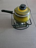Compleet oude fondue setje, Ophalen, Brander