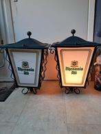 2 Grote Retro vintage Rhenania Alt bier lantaarn lampen, Ophalen of Verzenden, Netvoeding, Minder dan 50 watt