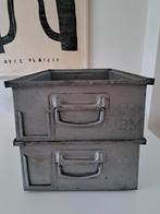 Vintage IBM metalen archieflades – stapelbaar – 6 stuks, Ophalen, Minder dan 50 cm, Gebruikt, Minder dan 100 cm