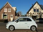 Fiat 500 1.2 babyblauw 107.000 km, Auto's, Voorwielaandrijving, Euro 5, Stof, Gebruikt