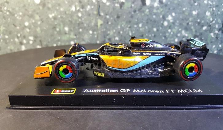 Mclaren #3 Ricciardo 2022 1:43 Bburago, Hobby en Vrije tijd, Modelauto's | 1:43, Nieuw, Auto, Overige merken, Verzenden