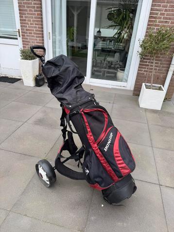 Volle golfset van Cougar + Dunlop trolly/tas ZGAN was €2000 beschikbaar voor biedingen