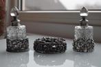 Te koop 3 delig parfumflesjes met sieraden doosje prachtig, Verzenden, Zo goed als nieuw