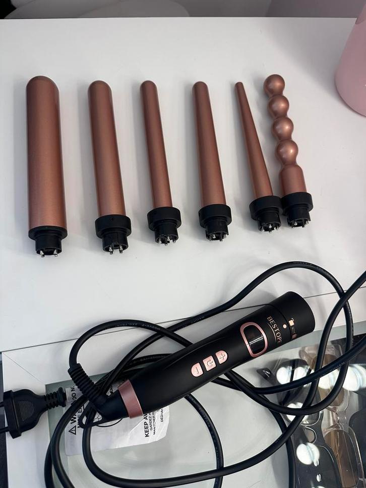 2 krultangen te koop, Sieraden, Tassen en Uiterlijk, Uiterlijk | Haarverzorging, Zo goed als nieuw, Krultang of Stijltang, Ophalen of Verzenden