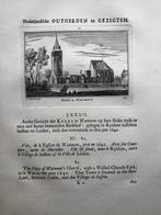 082 / Warmond de Kerk kopergravure 1731, Antiek en Kunst, Kunst | Etsen en Gravures, Ophalen of Verzenden
