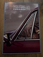 Peugeot 504 Coupe Cabriolet autofolder 1982 Pininfarina, Ophalen of Verzenden, Gelezen, Peugeot