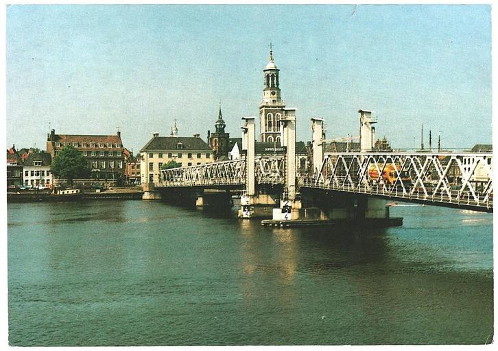 910423 Kampen Ov 85 IJsselbrug IJssel Gelopen met Postzegel, Verzamelen, Ansichtkaarten | Nederland, Gelopen, Overijssel, 1980 tot heden