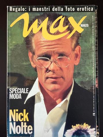 Max Magazine Maart 1992 - Nick Nolte Cover + Poster beschikbaar voor biedingen