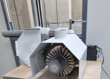 NIEUWE Borstelmachine 300mm met electr. frequentieregelaar  beschikbaar voor biedingen