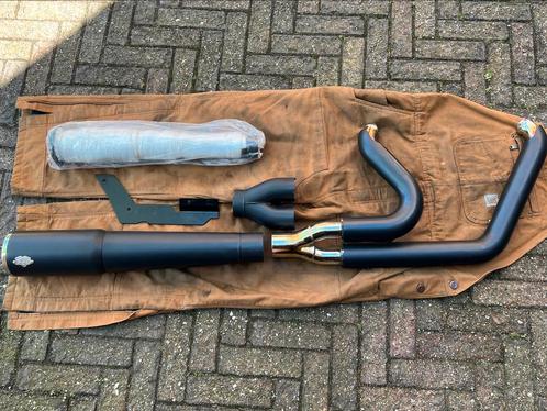 Vance & Hines Pro Pipe 2-1 nagenoeg nieuw incl Quiet Baffle, Motoren, Onderdelen | Harley-Davidson, Nieuw, Ophalen of Verzenden