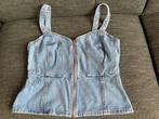 Top spijkerstof / jeans Spijker gilet Gestuz maat 36/38, Kleding | Dames, Ophalen of Verzenden, Zo goed als nieuw, Maat 36 (S)